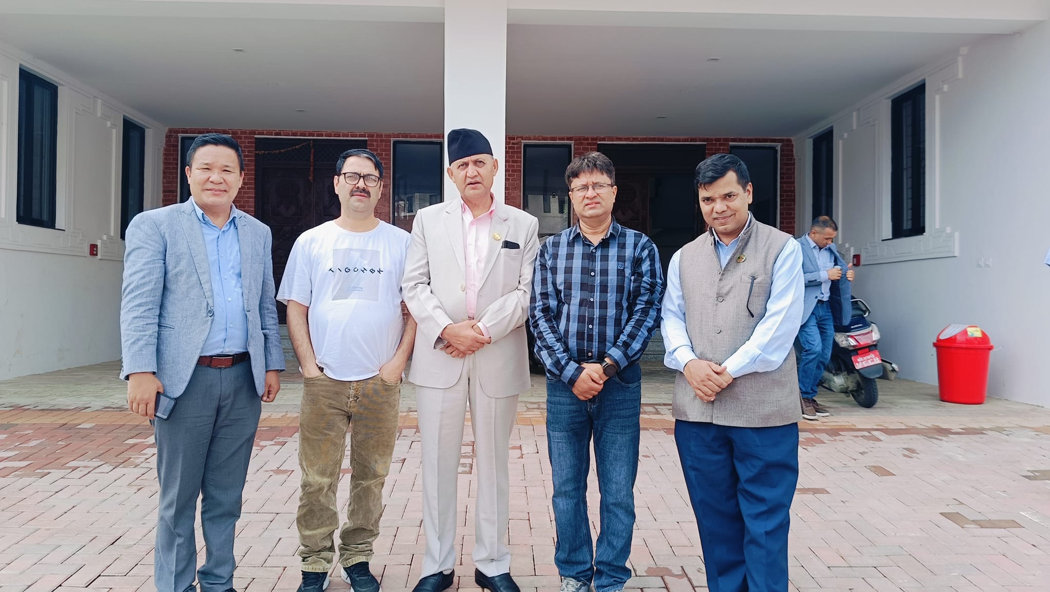 मुख्यमन्त्री मा. चेतनारायण आचार्यसँग संघीयता सवलीकरण र स्थानीयकरणका सन्दर्भमा भेटघाट