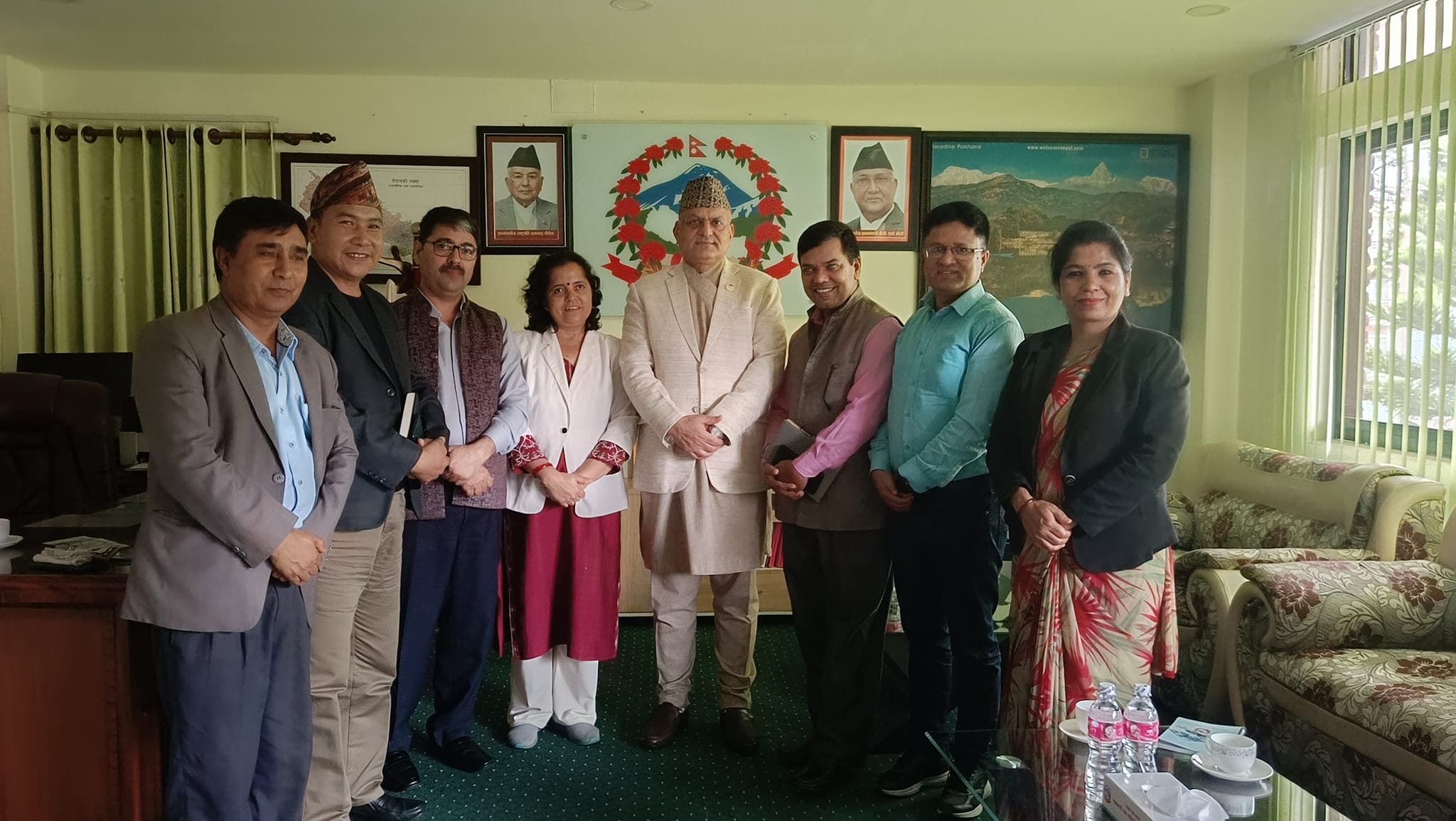 गण्डकी प्रदेशका मुख्यमन्त्री मा. सुरेन्द्रराज पाण्डेसँगको भेटघाट, गण्डकी प्रदेश, पोखरा