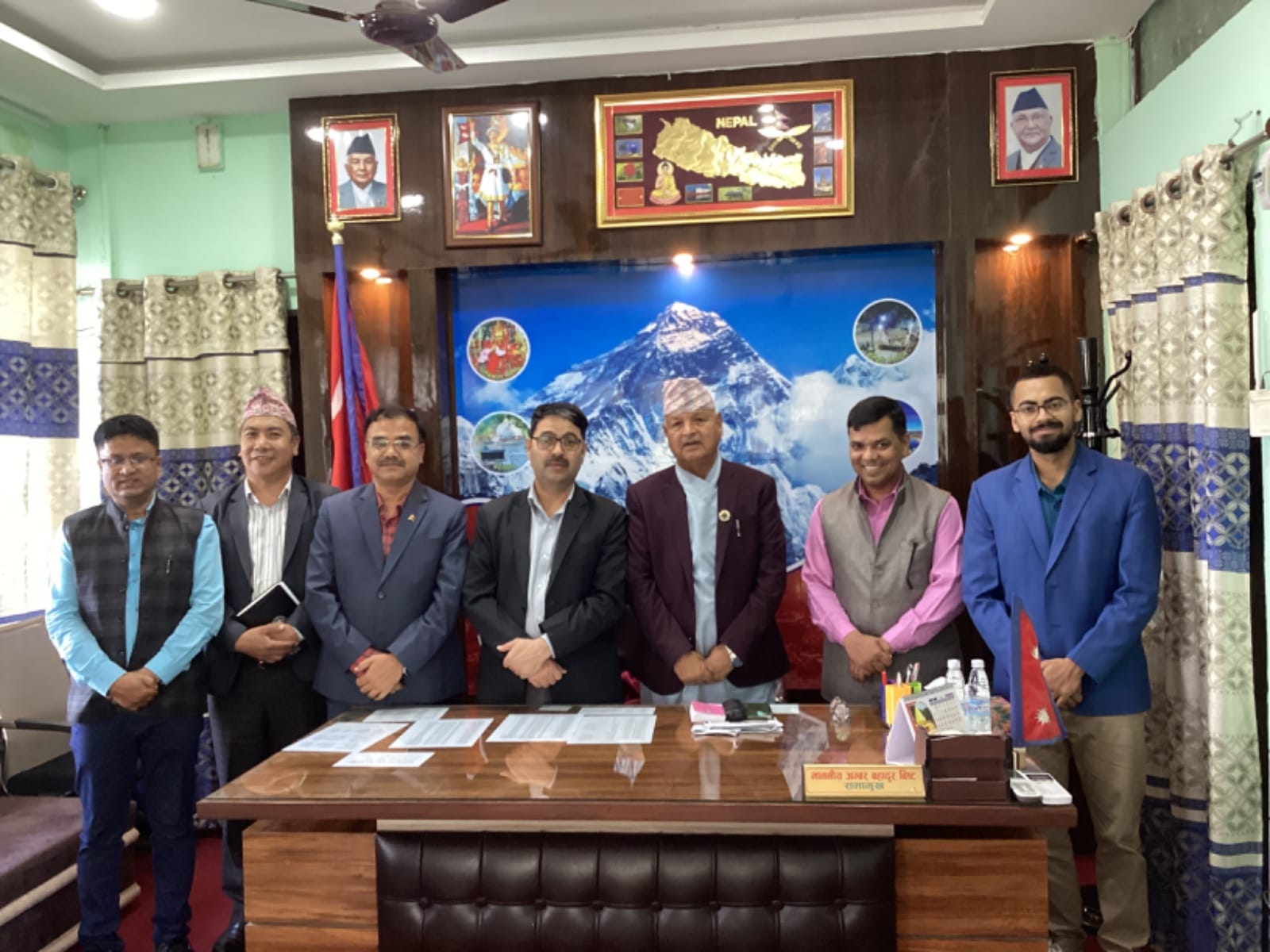 कोशी प्रदेशका सभामुख मा. अम्बरबहादुर बिष्टसँगको भेटघाट