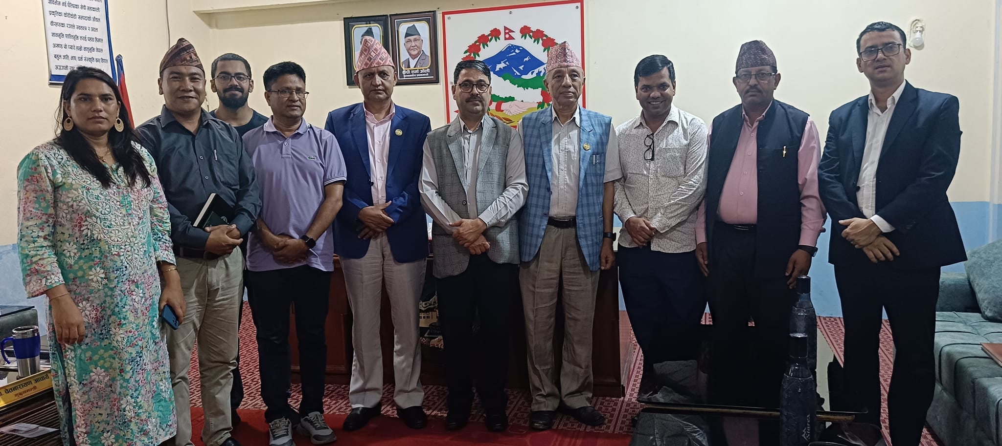 लुम्बिनी प्रदेशका मुख्यमन्त्री मा. चेतनारायण आचार्यसँगको भेटघाट 