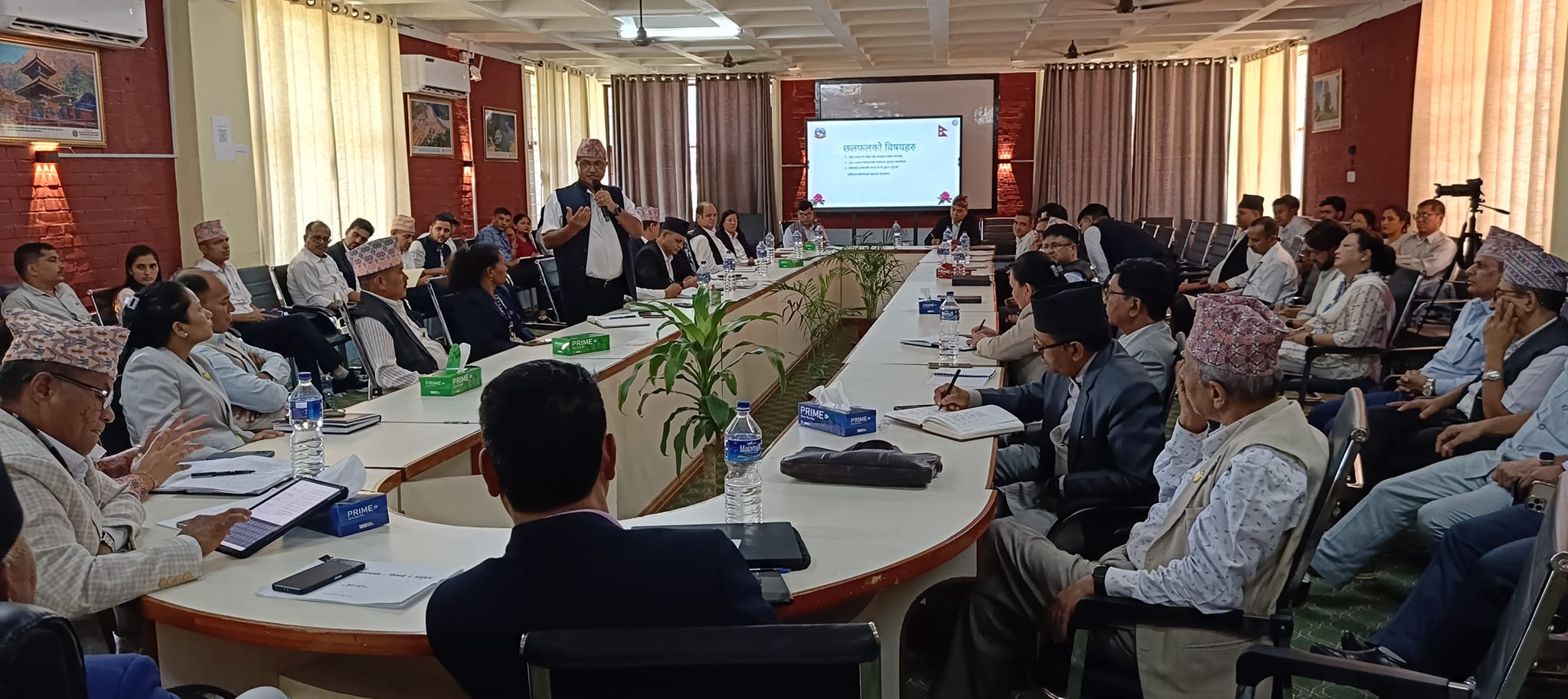 संघीय सवलीकरणका सम्बन्धमा लुम्बिनी प्रदेश सरकारसँग भएको अन्तरक्रिया कार्यक्रम